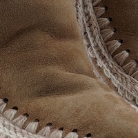 Botas esquimal piel cordero cuña Mou Inner Wedge Short Big Metal Logo foto 7