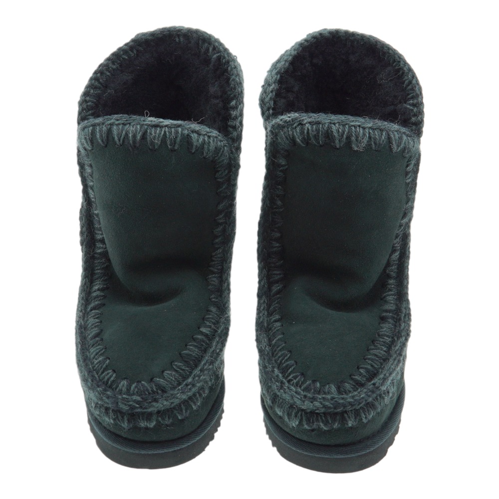 Botas australianas cuña adorno placa logo Mou Inner Wedge Short Eagle Path foto 2