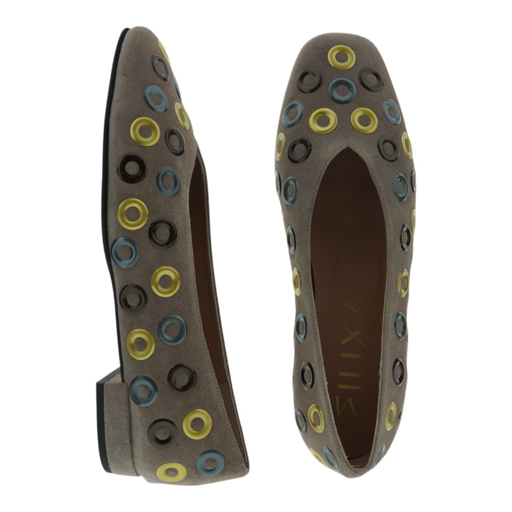 Manoletinas mujer Miuxa con apliques multicolor foto 2