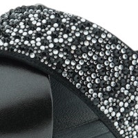 Sandalias negra cuña brillantes Fitflop - elegancia y confort foto 5