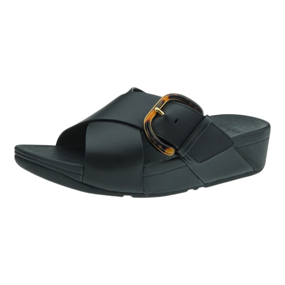 Sandalias negras cuña mujer FitFlop – Comodidad y estilo veraniego foto 3