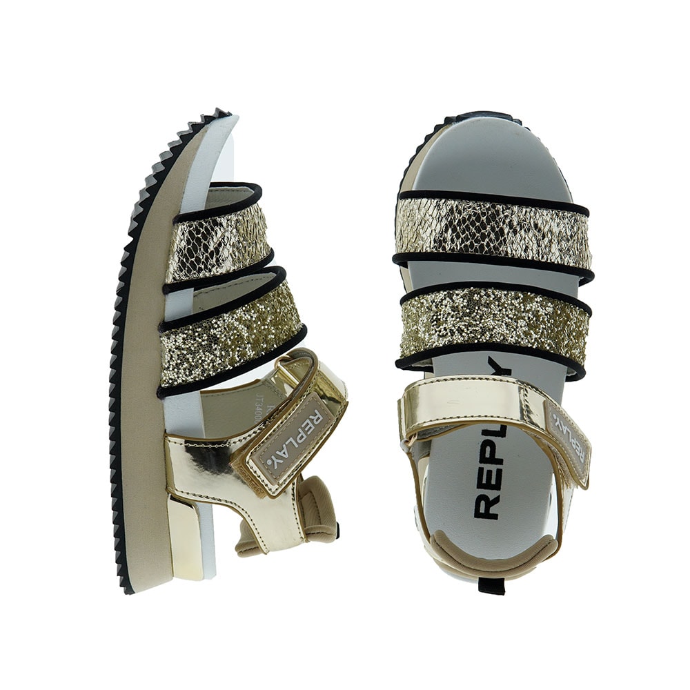 Sandalias glitter veclro sport Replay Jindo foto 2