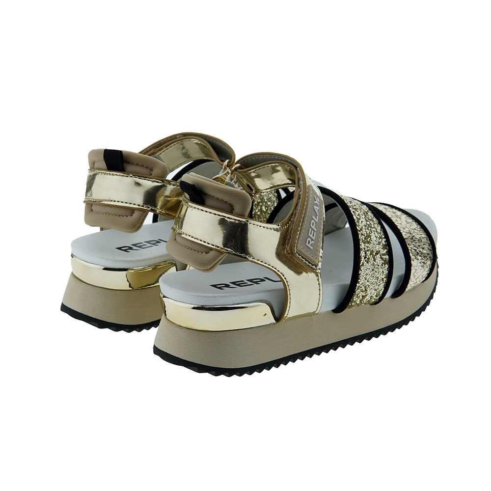 Sandalias glitter veclro sport Replay Jindo foto 4