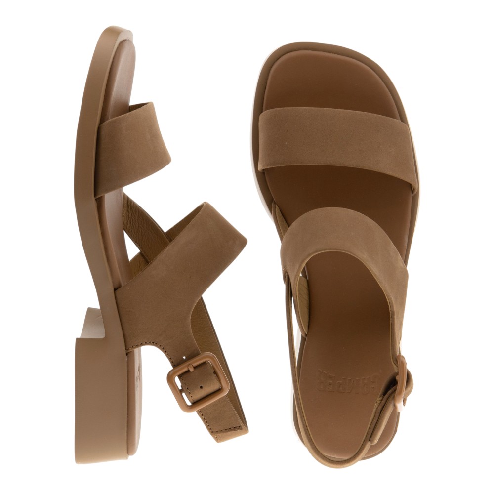 Sandalias Camper mujer pala y hebilla foto 2