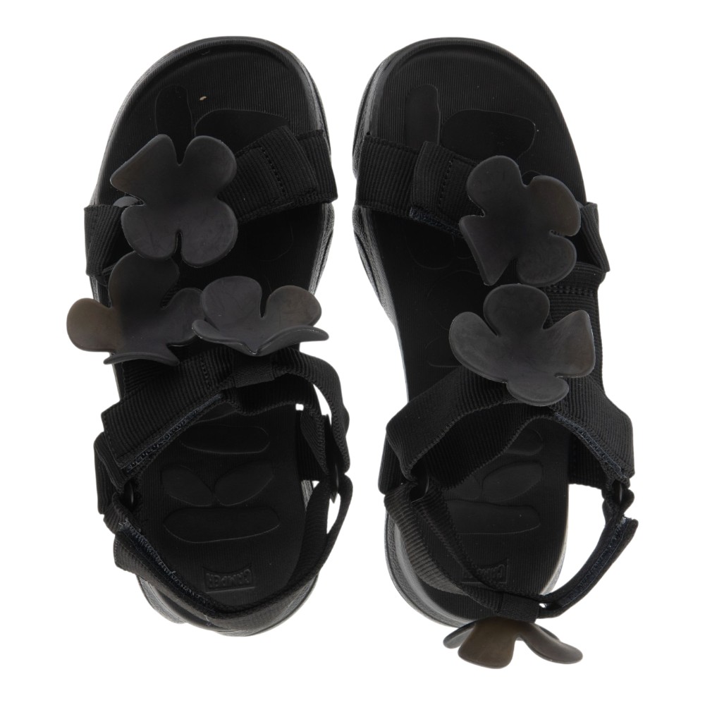 Sandalias negras flores sport mujer Camper foto 2