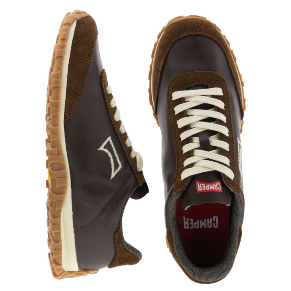 Zapatillas mujer Camper marrones cordones | Carrilé foto 2