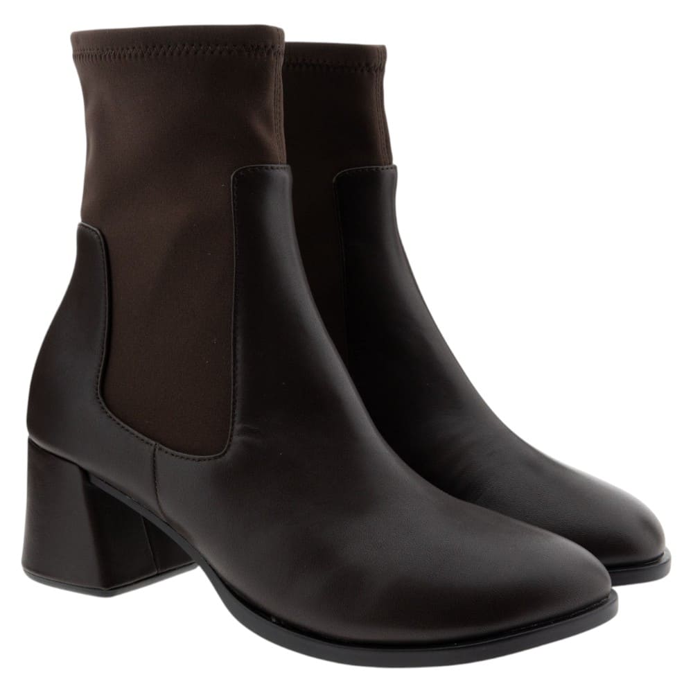 Botines piel tacón caña elástica Camper K400836