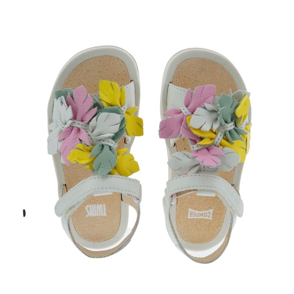 Sandalias piel hojas colores Camper K800334 foto 2