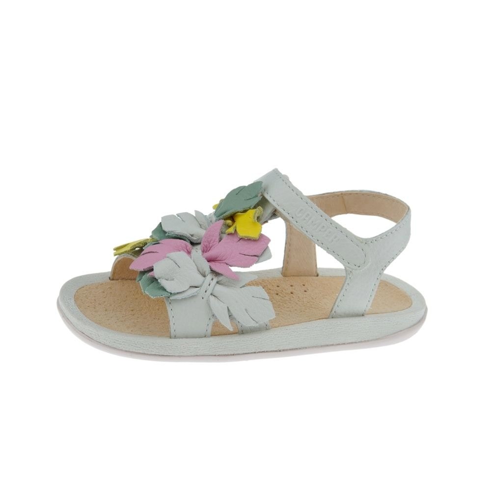 Sandalias piel hojas colores Camper K800334 foto 3