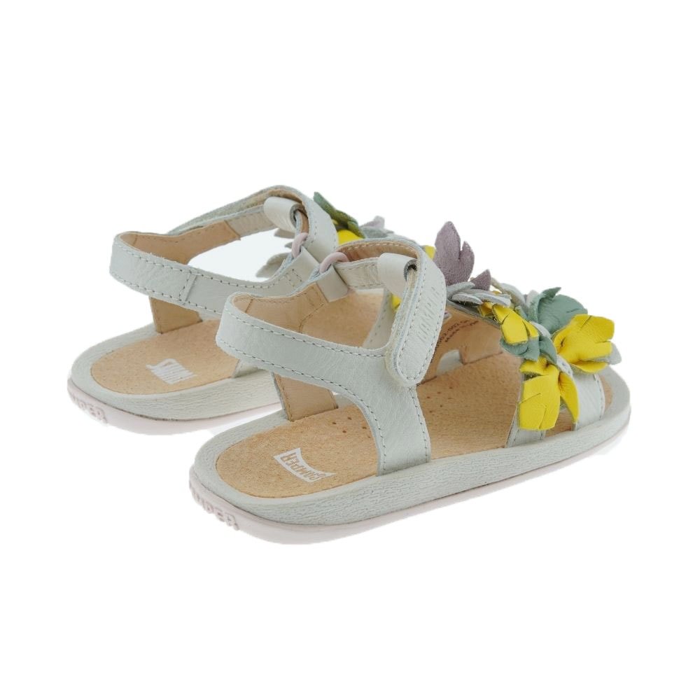 Sandalias piel hojas colores Camper K800334 foto 4