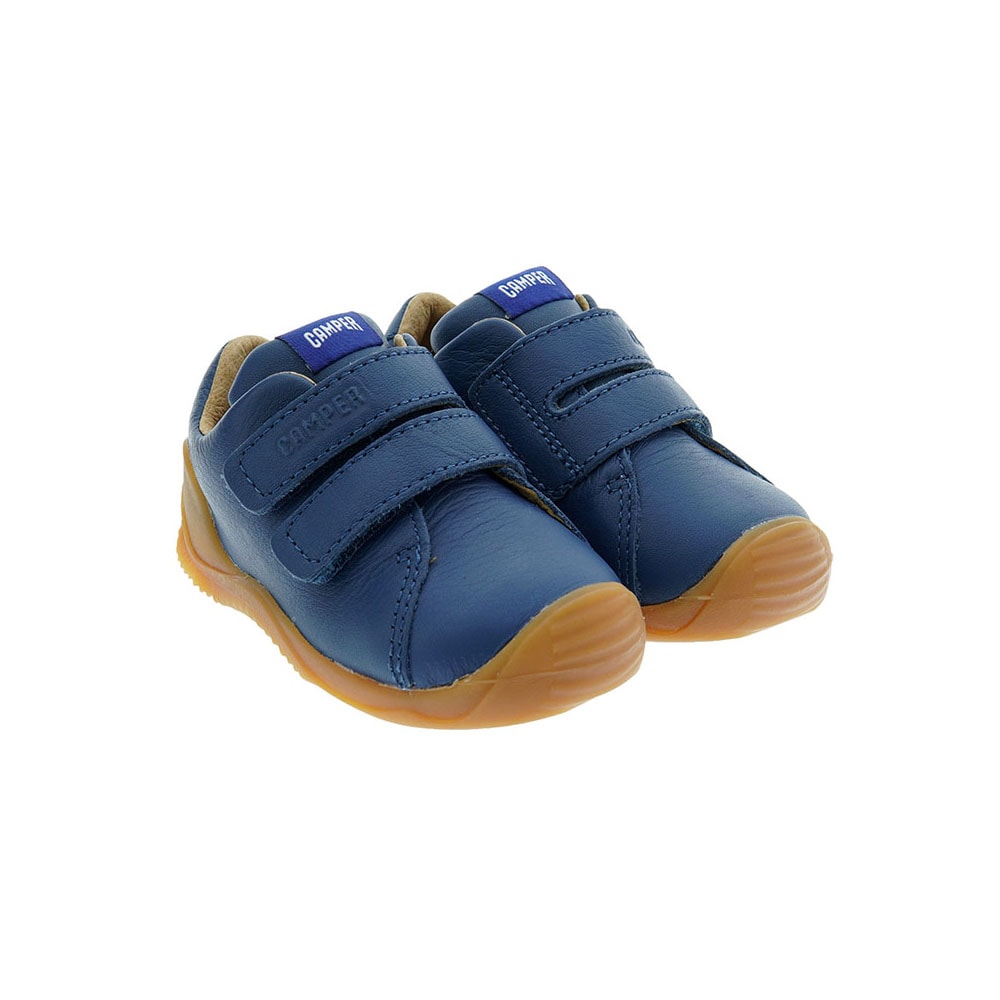 Zapatilla piel doble velcro refuerzo puntera Camper K800412