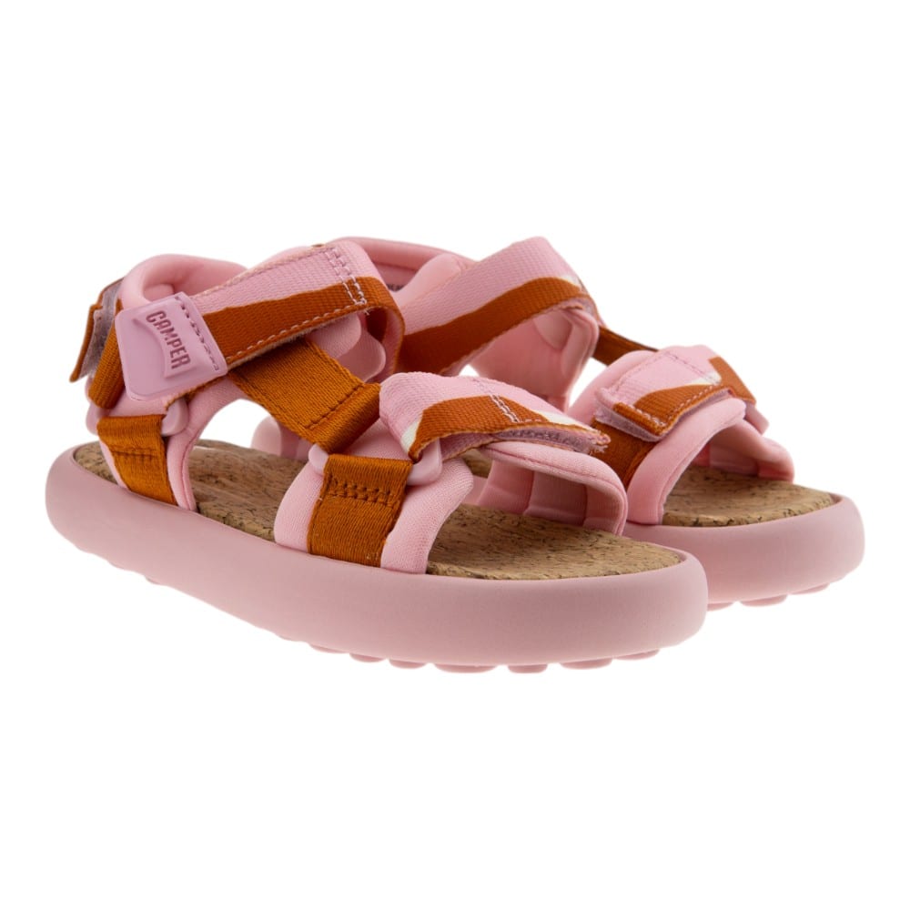 Sandalias Bio Camper Niño Verde y Camuflaje K800579