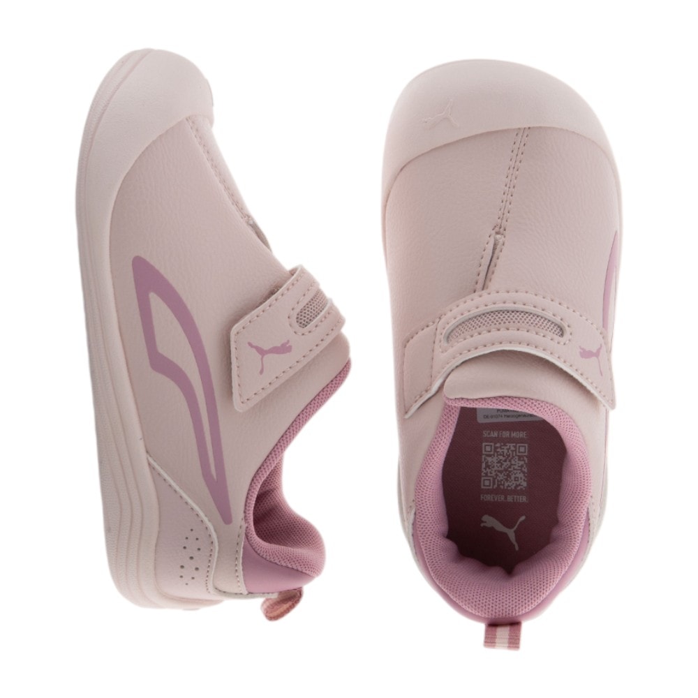 Zapatillas respetuosas niña rosa Puma con velcro | Carrilé foto 2