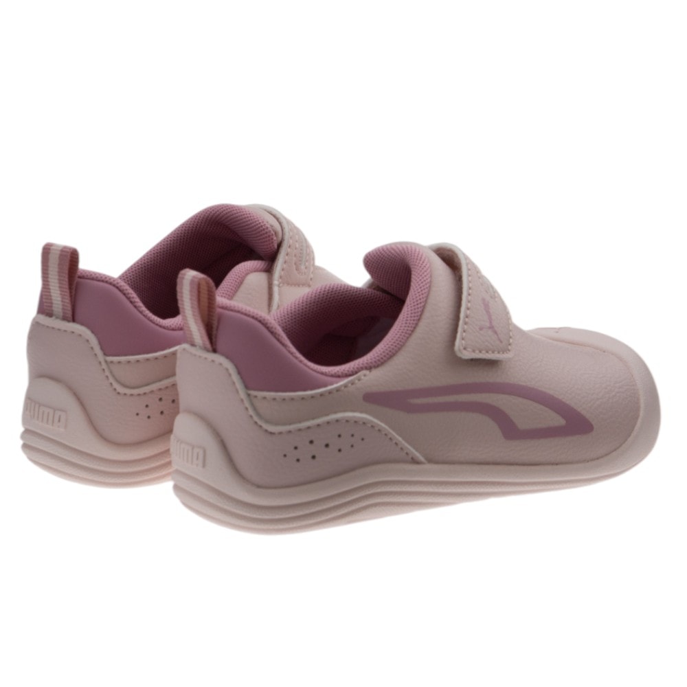 Zapatillas respetuosas niña rosa Puma con velcro | Carrilé foto 4