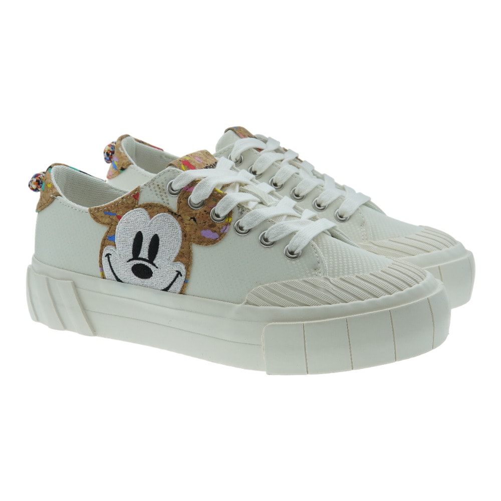 Sneakers plataforma Mickey Mouse corcho Desigual KP10