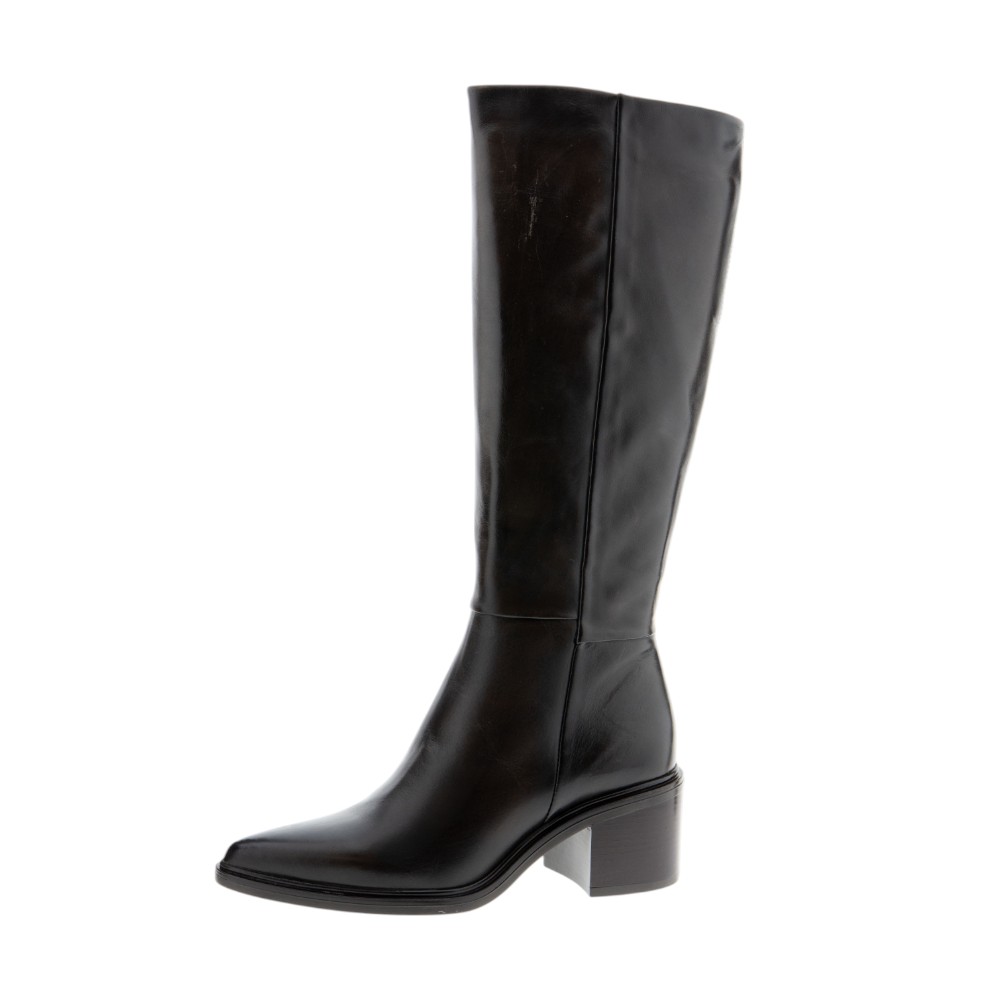 Botas piel marrón tacón medio Mjus mujer | Carrilé foto 3