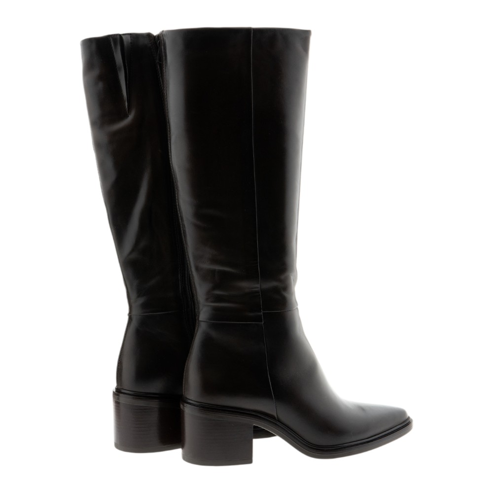 Botas piel marrón tacón medio Mjus mujer | Carrilé foto 4