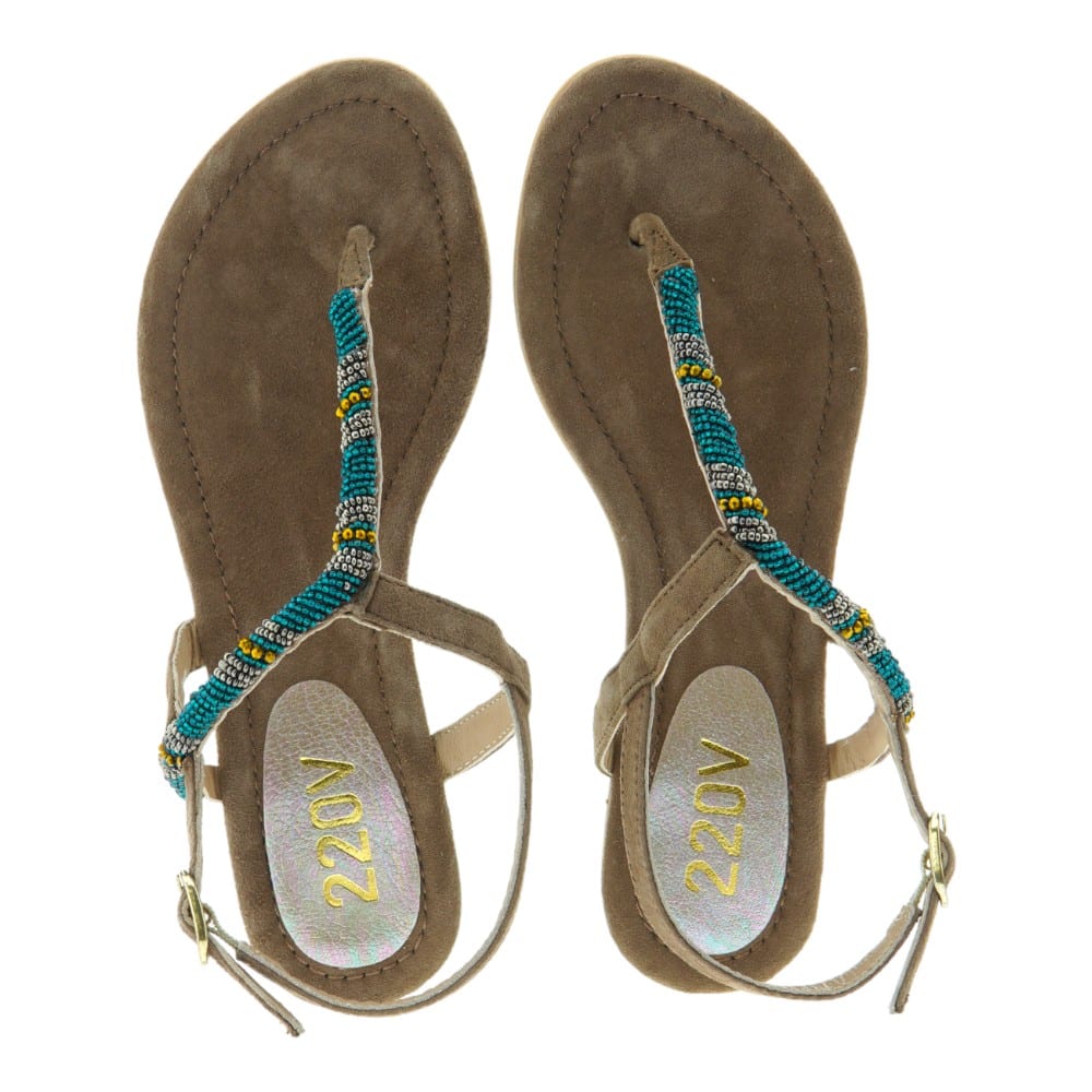 Sandalias Planas 220V Boho-Chic - Carrile foto 2