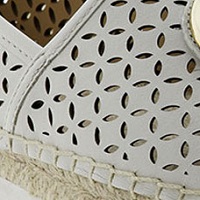 Alpargata cerrada piel troquelada Michael Kors Lenny Espadrille foto 7