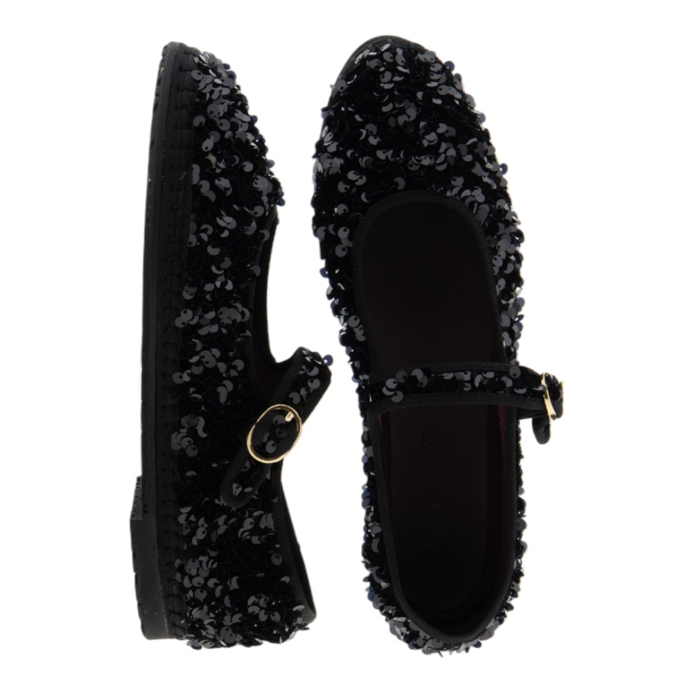 Merceditas lentejuelas negro Flabelus – Elegancia brillante para eventos foto 2