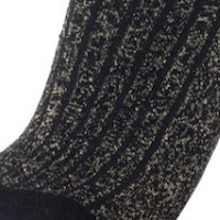 Calcetines Mujer West Mister en Canalé - Negro y Marrón | Gallery Carrilé foto 2