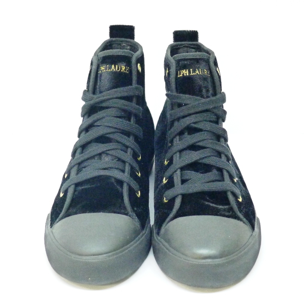Bota terciopelo sport bordado Polo Ralph Lauren Lux Hi Crest foto 2