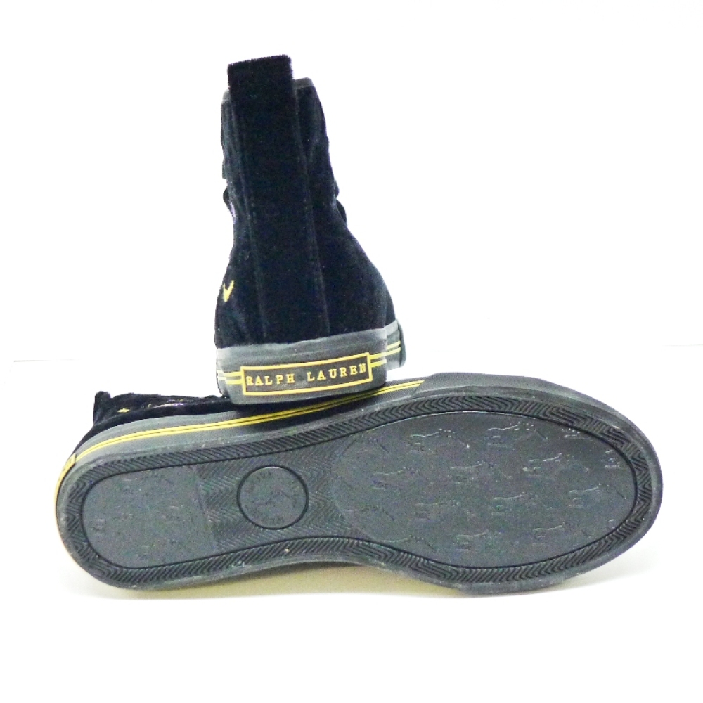 Bota terciopelo sport bordado Polo Ralph Lauren Lux Hi Crest foto 4
