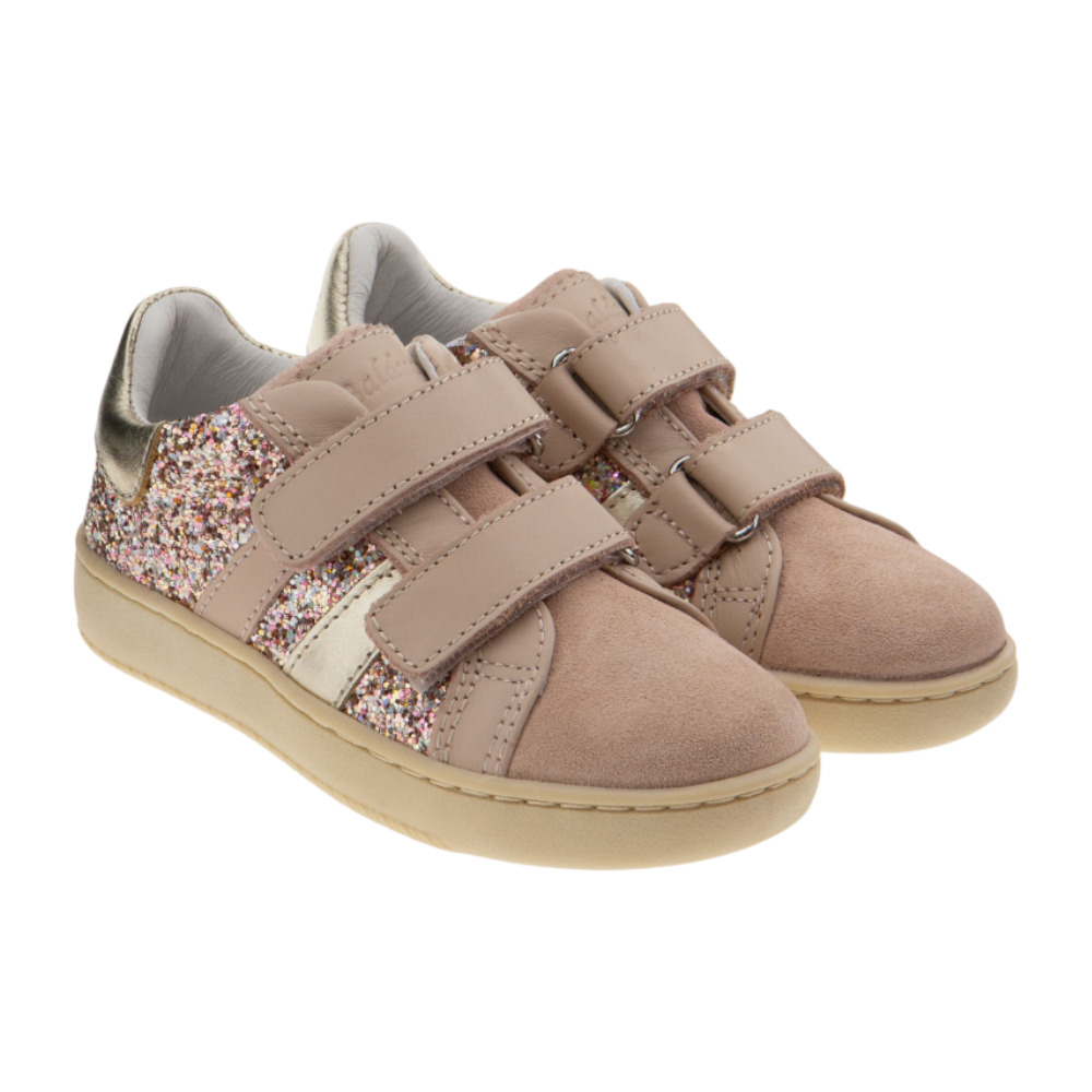 Zapatillas niña rosas velcro Balducci Lynn1030