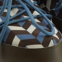 Compra Botas de Descanso para Nieve Moon Boot Icon Retro Chevron Kaki y Azul | Carrile foto 5