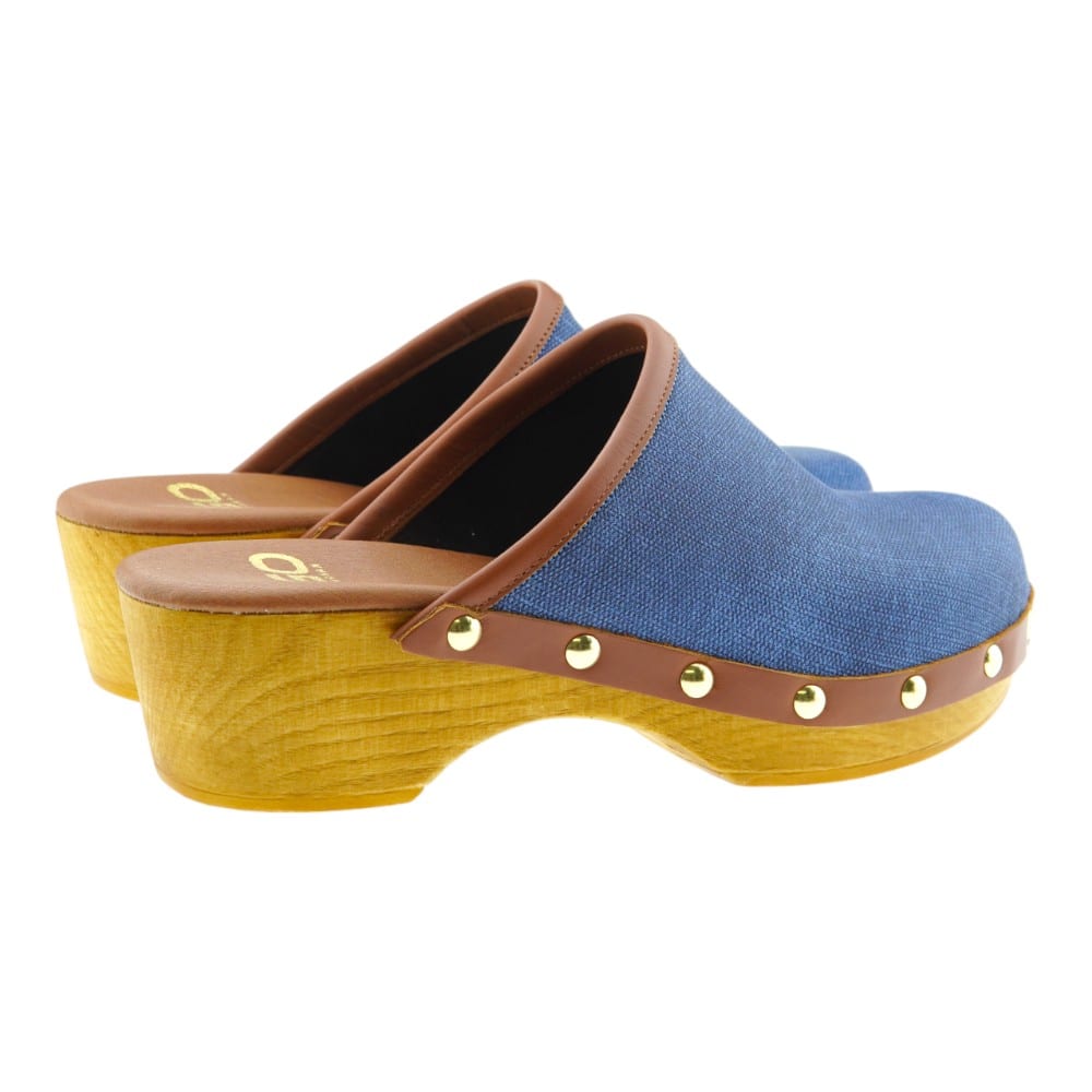 Zueco Madera Denim Azul Go Woman Madeline | Carrile foto 4