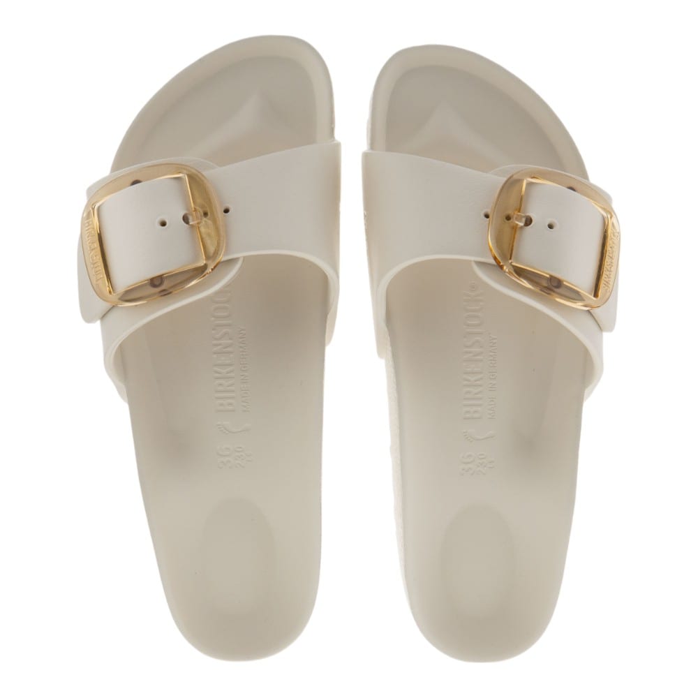 Sandalias mujer Birkenstock EVA Big Buckle blanco: comodidad ligera y estilo foto 2