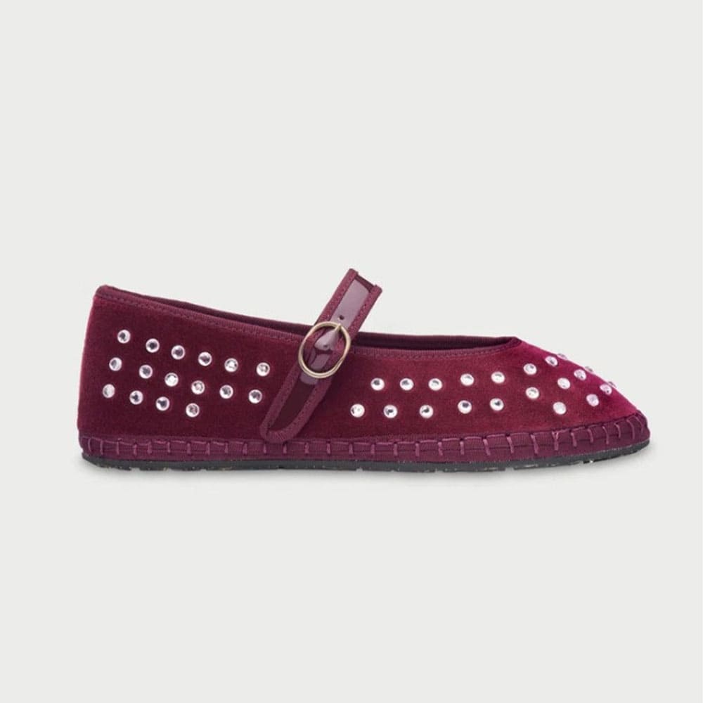 Bailarinas terciopelo Flabelus tachas mujer | Carrilé foto 2