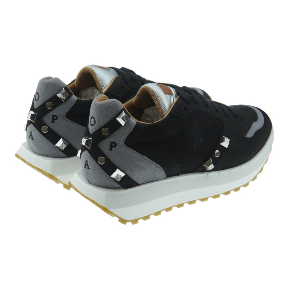 Sneakers mujer piel tachuelas logo Popa Maguey foto 4