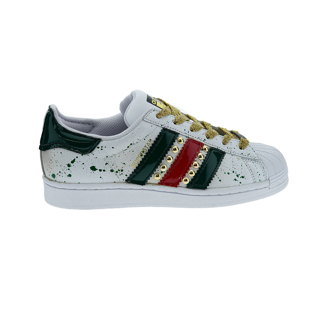 Deportiva bandas charol tachuelas Mary Splash Superstar Adidas Seddys foto 5