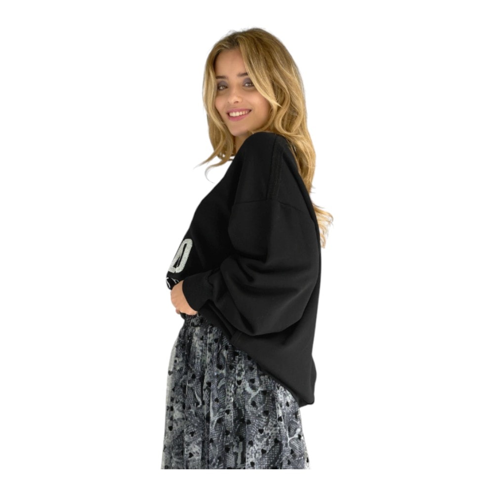 Sudadera mujer negra “Wild Thing” - Miss Goodlife foto 2