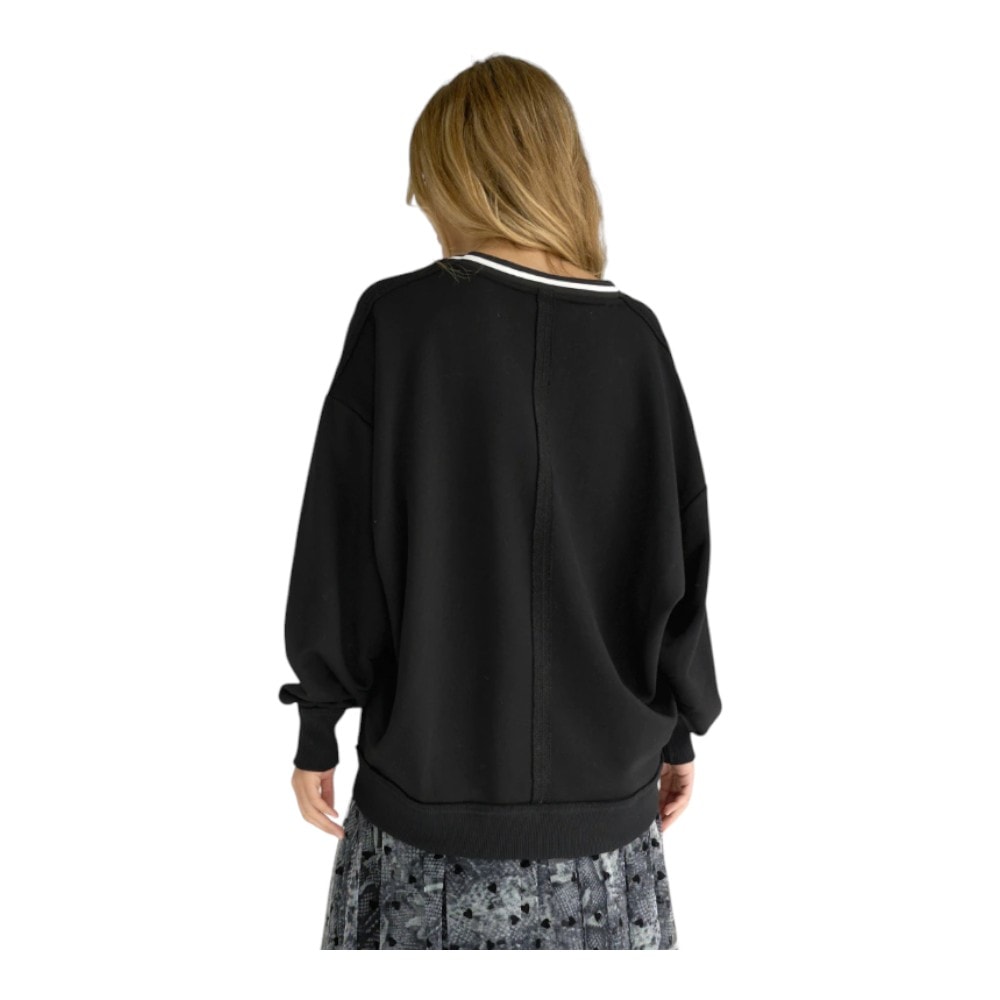 Sudadera mujer negra “Wild Thing” - Miss Goodlife foto 4