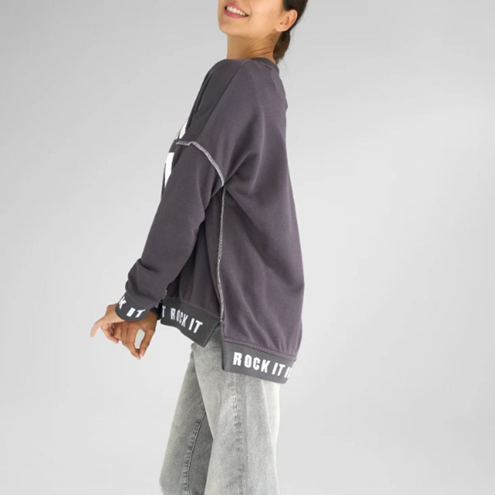 Sudadera invierno mujer gris – Miss Goodlife foto 2