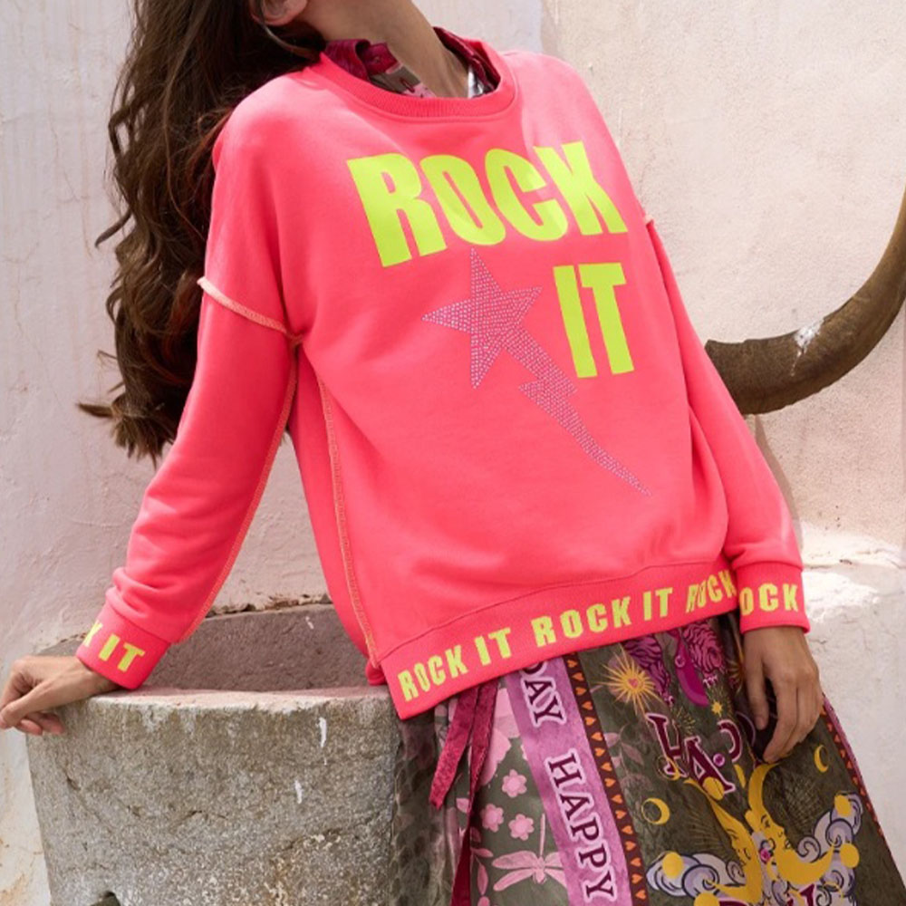 Sudadera invierno mujer rosa – Miss Goodlife foto 2