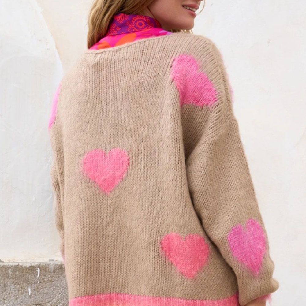 Jersey lana mujer beige – Miss Goodlife foto 3