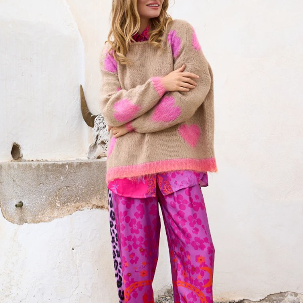 Jersey lana mujer beige – Miss Goodlife foto 4