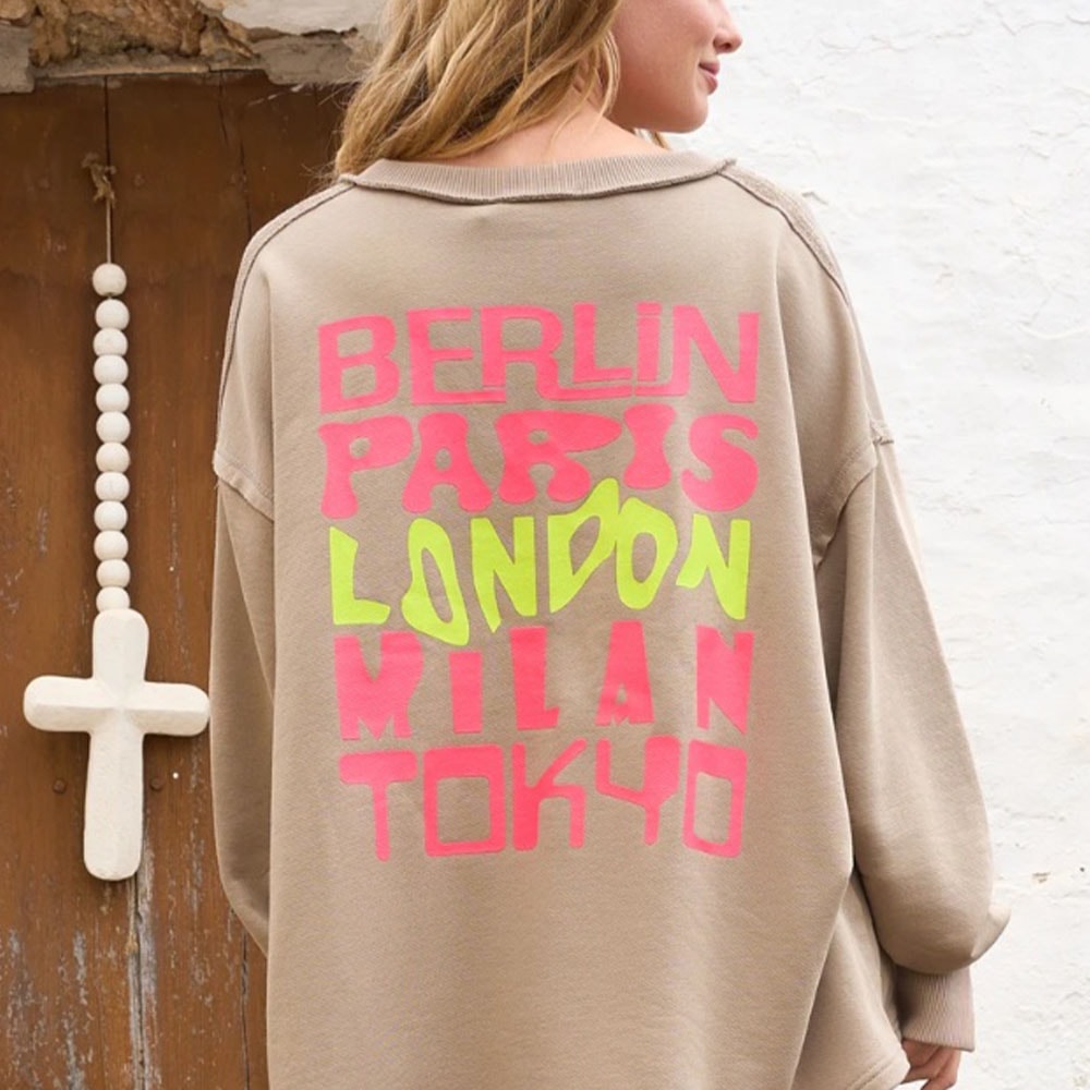 Sudadera cuello V algodón Miss Goodlife MG 12988