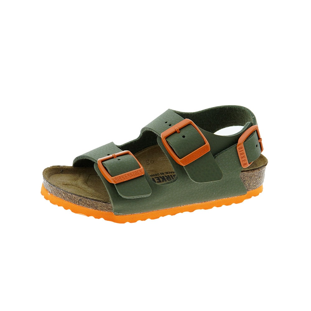 Sandalia anatómica piel niño Birkenstock Milano foto 3