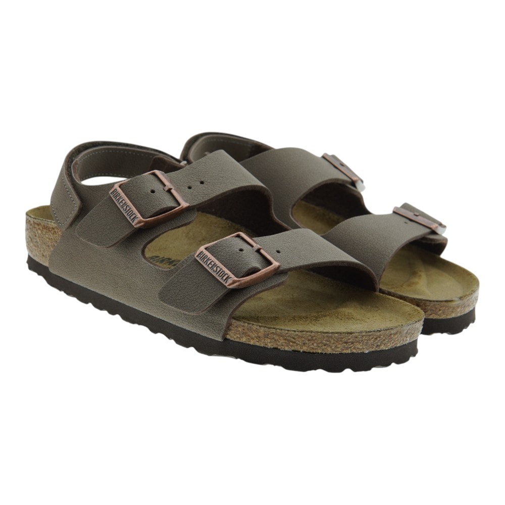 Sandalias marrones niño hebillas Birkenstock Milano As Kids