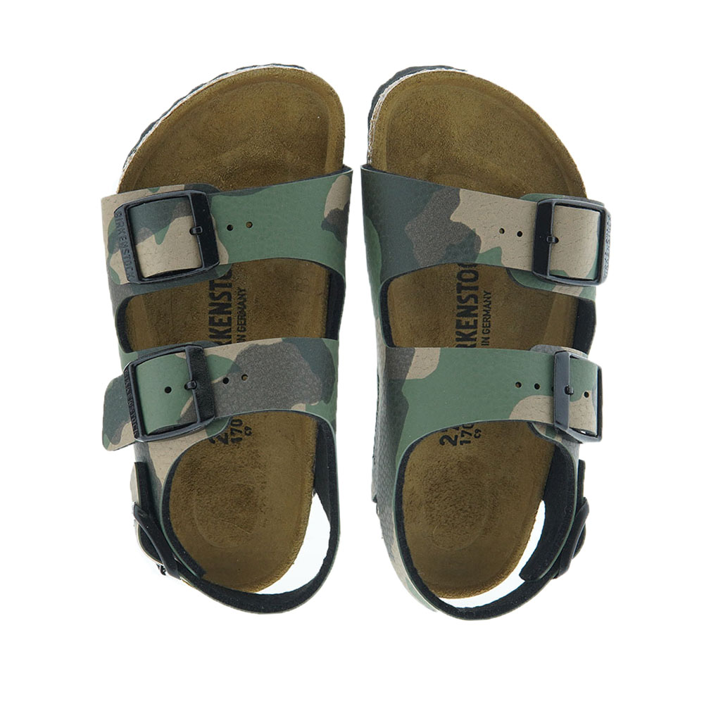 Sandalias bio camuflaje niño Birkenstock Milano Kids BF foto 2