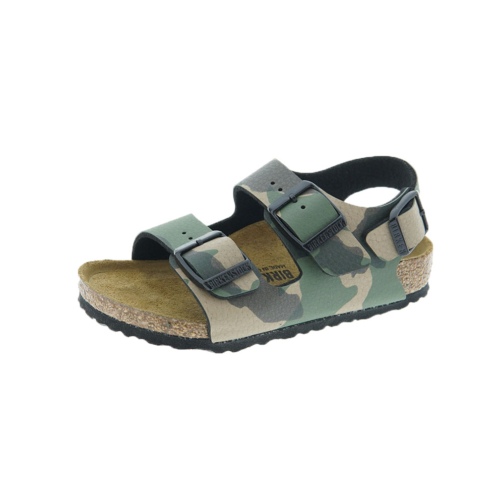 Sandalias bio camuflaje niño Birkenstock Milano Kids BF foto 3