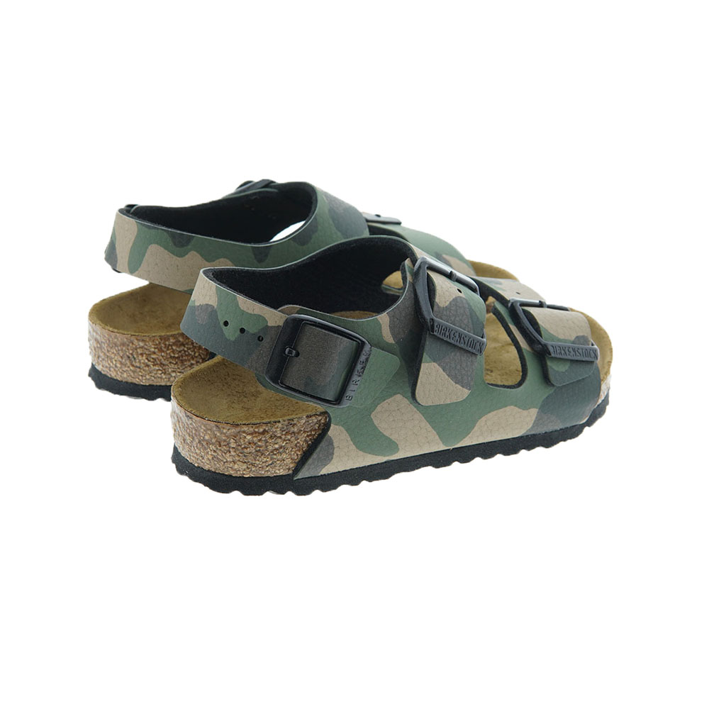 Sandalias bio camuflaje niño Birkenstock Milano Kids BF foto 4