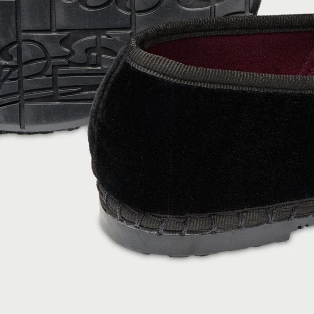 Bailarinas terciopelo tres hebillas Flabelus mujer foto 3