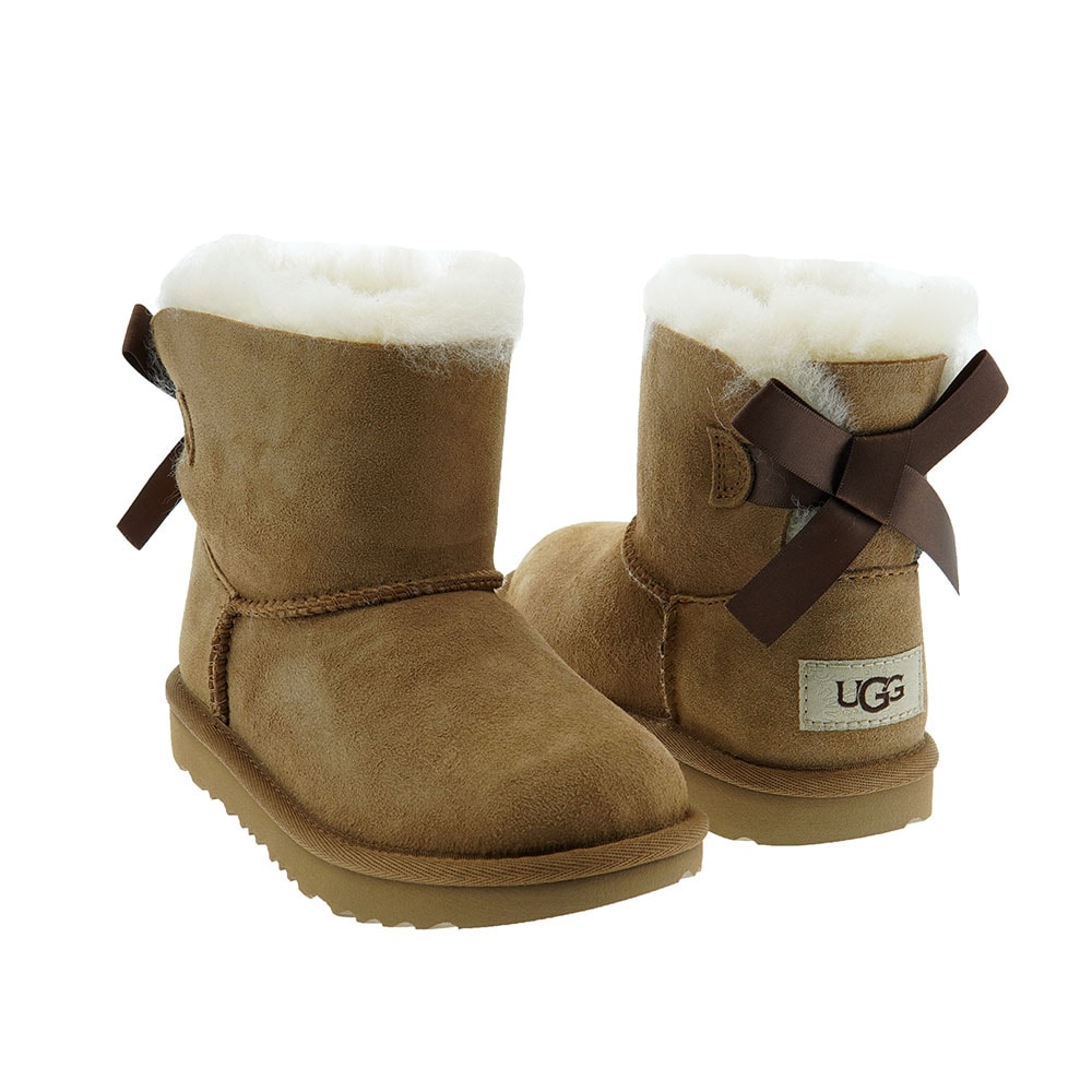 Botas australianas furry niña Ugg Mini Bailey Bow