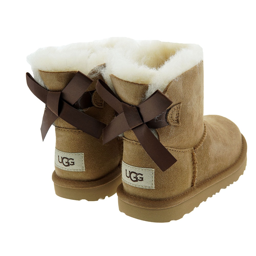 Botas australianas furry niña Ugg Mini Bailey Bow foto 4