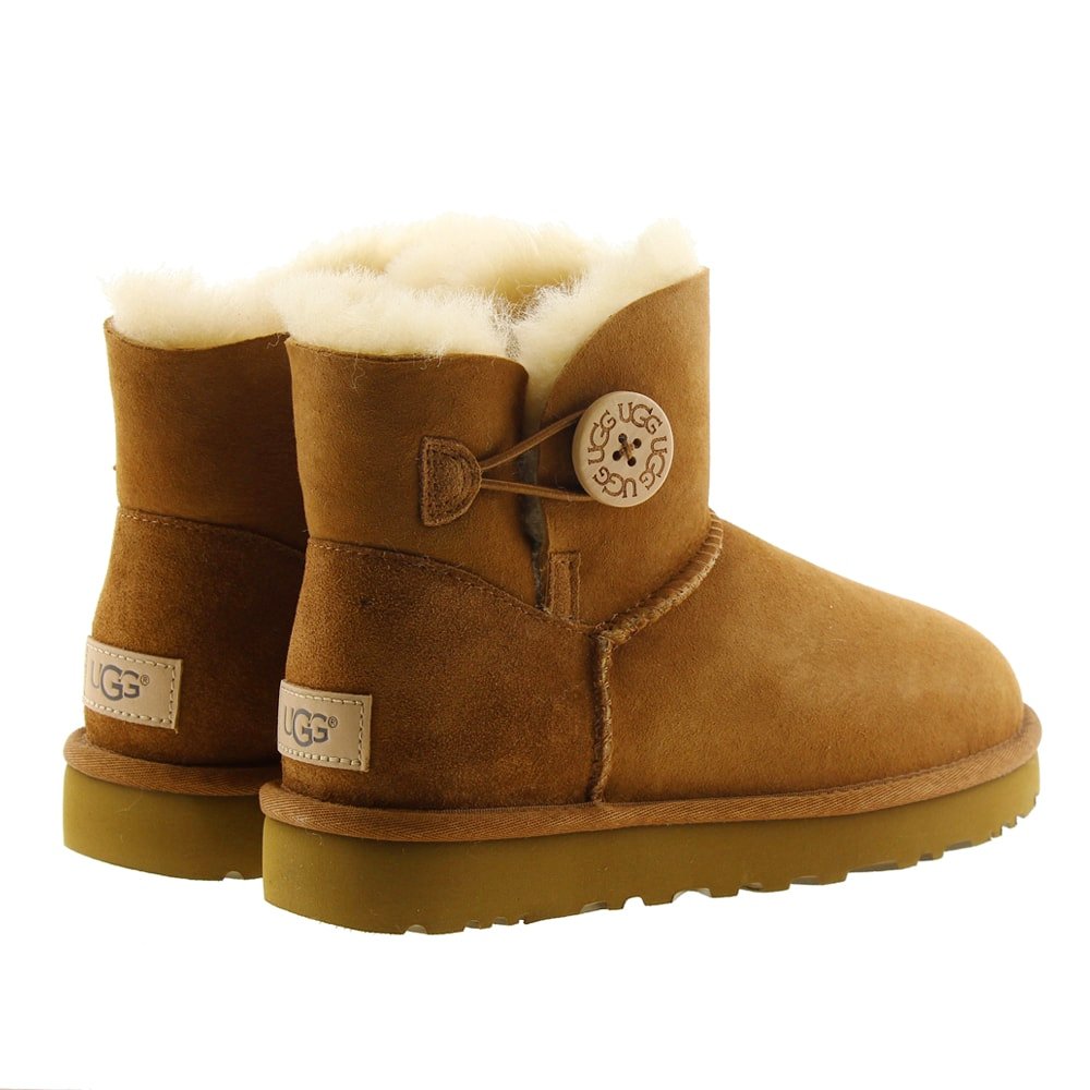 Botas pelo botón mujer Ugg Mini Bailey Button Botas pelo botón mujer Ugg Mini Bailey Button